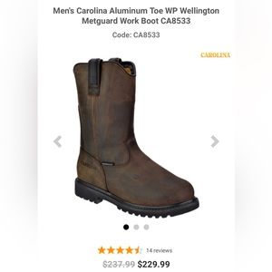 Carolina Internal Metguard Wp Men's Work Alloy Toe Pull on Boot-CA8533